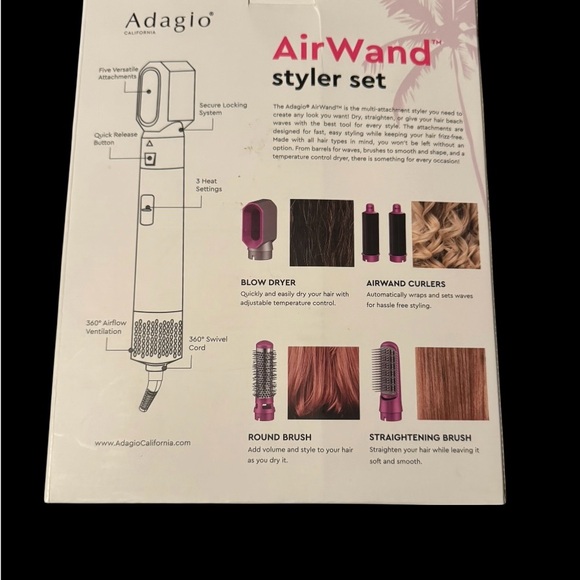Adagio California AirWand Styler Set new - Picture 4 of 4
